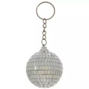 New! Iron Orchid Disco Ball Keychain Purse Charm Jewelry NWT